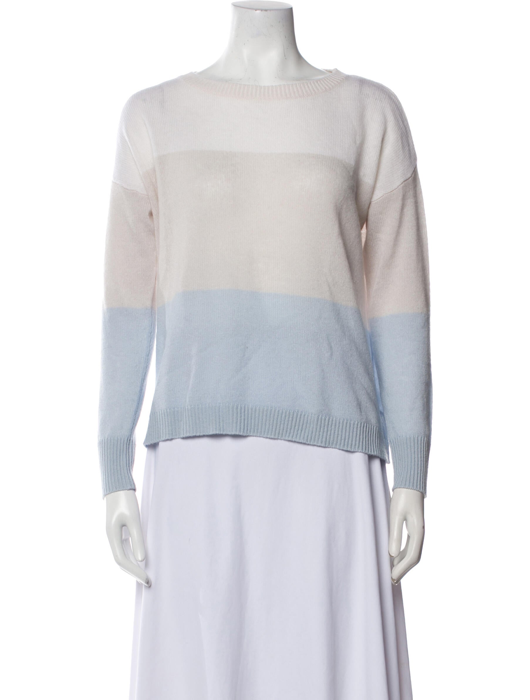 Rossopuro Cashmere Striped Sweater