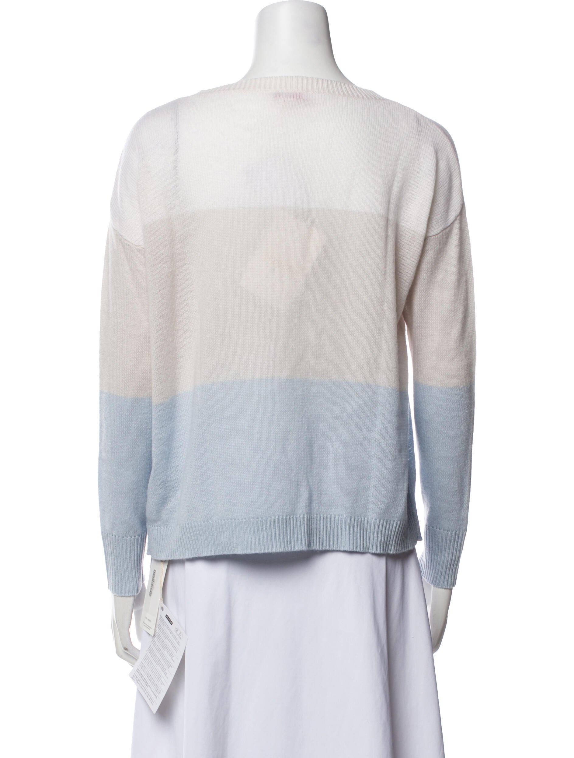Rossopuro Cashmere Striped Sweater
