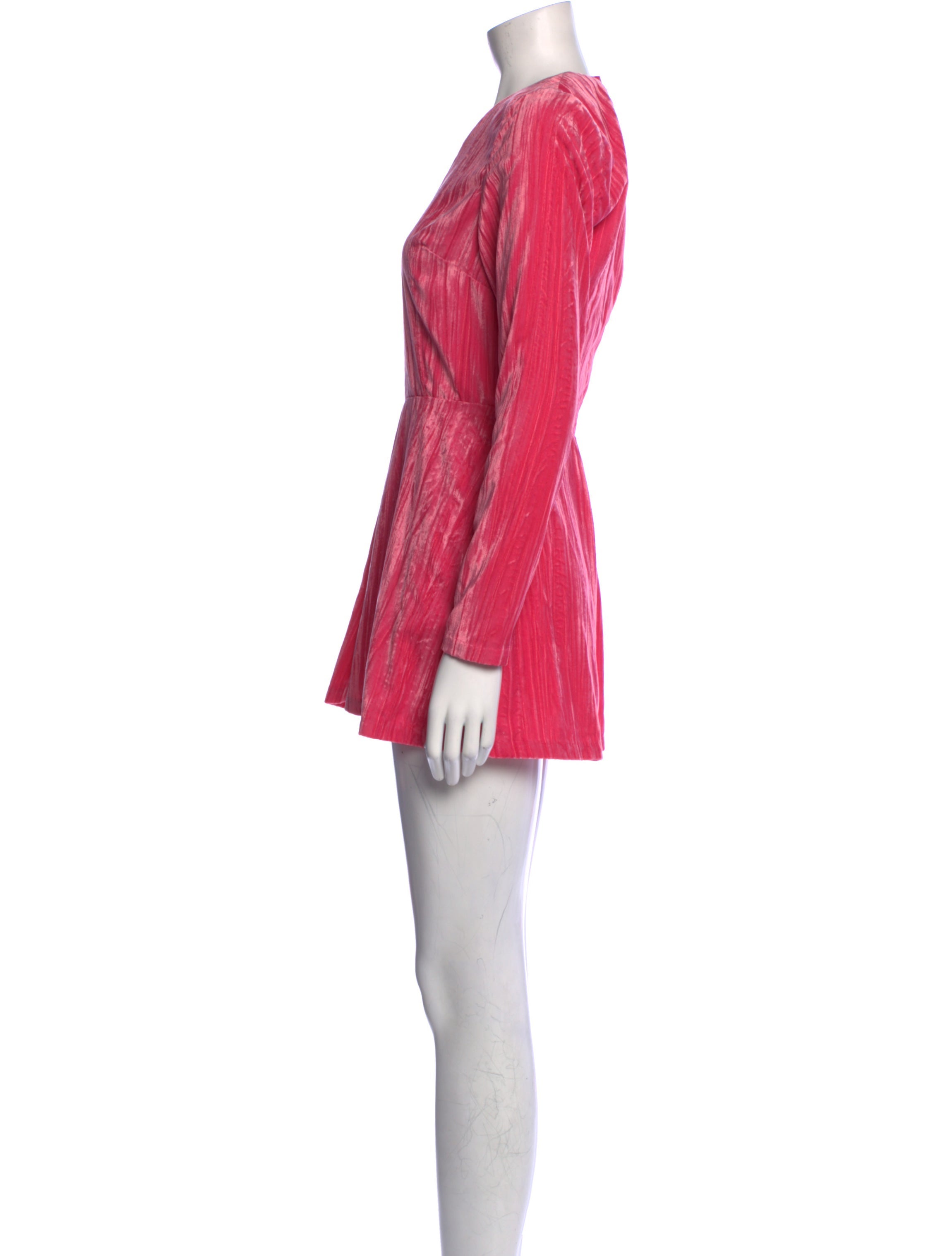 ROTATE Birger Christensen V-Neck Romper