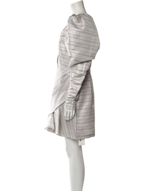 ROTATE Birger Christensen Striped Mini Dress