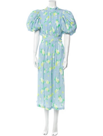 Rotate Birger Christensen Dresses Floral Print Long Dress M