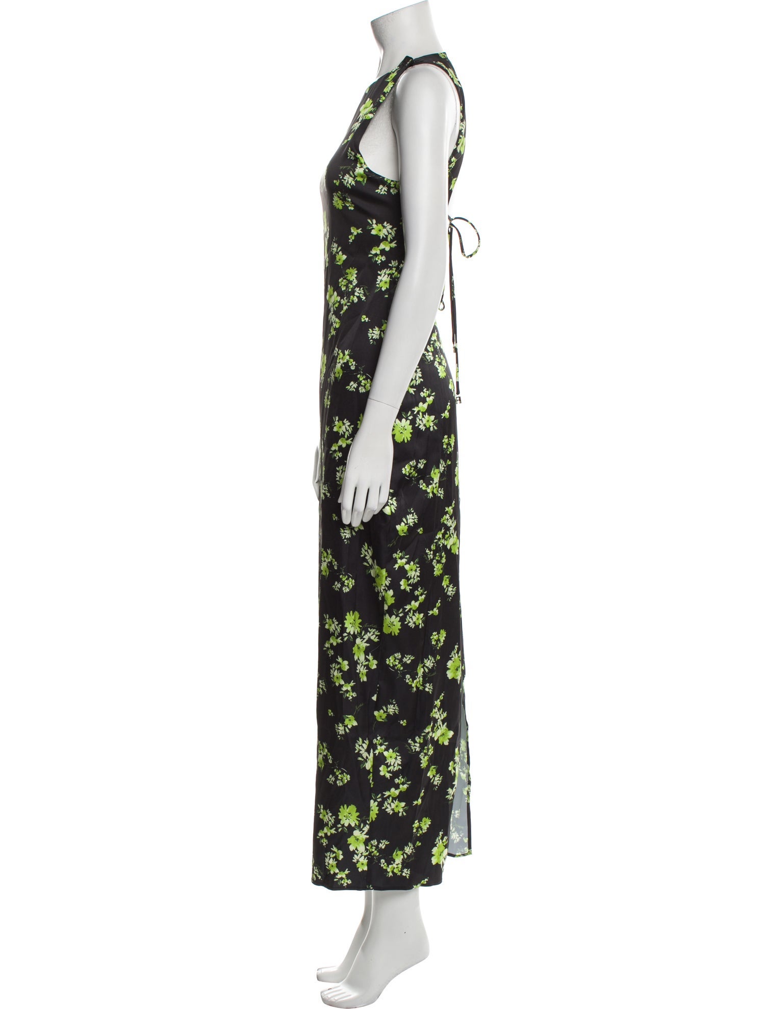 ROTATE Birger Christensen Floral Print Long Dress w/ Tags