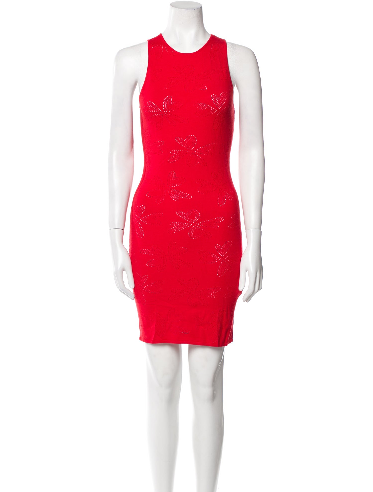 ROTATE Birger Christensen Crew Neck Mini Dress