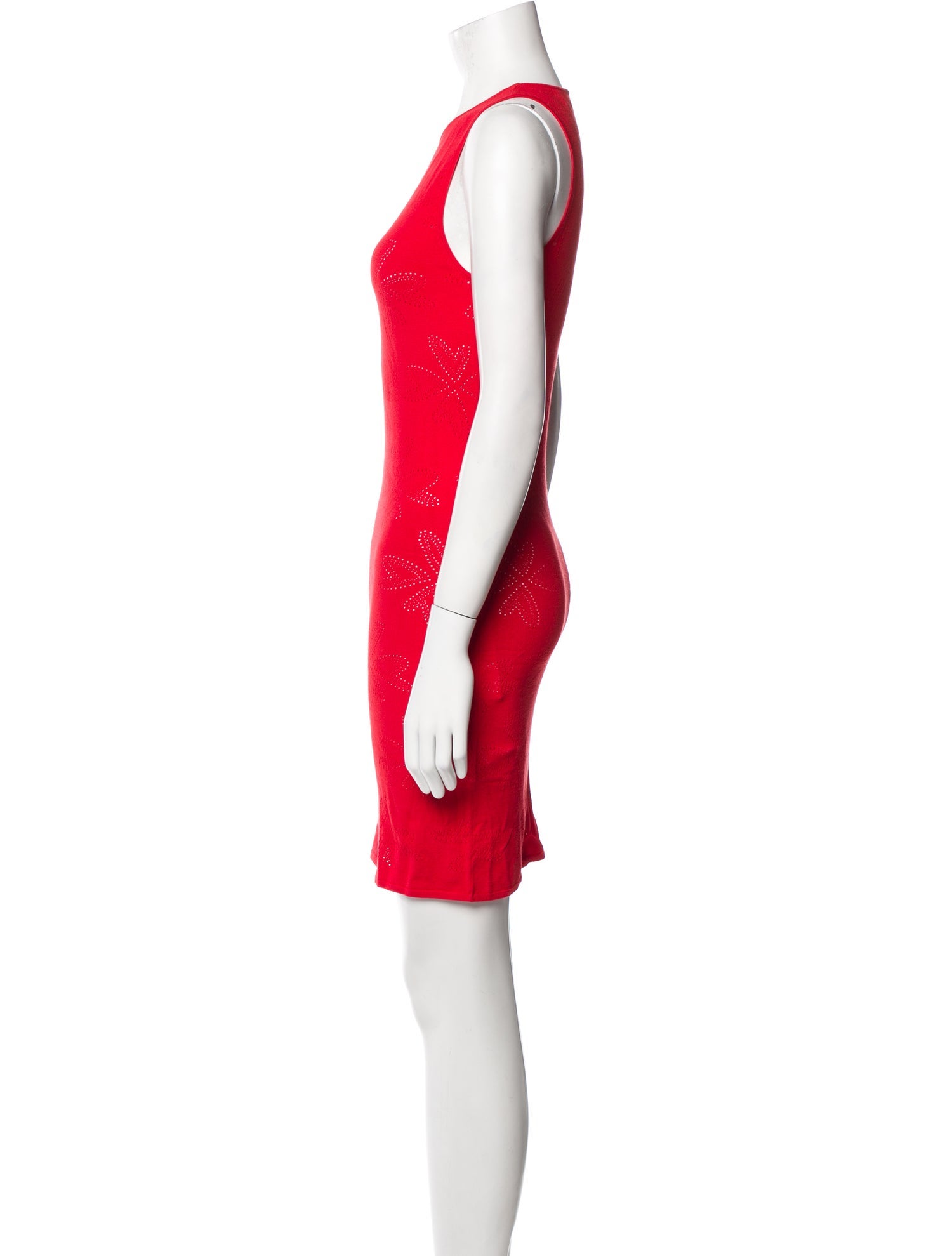 ROTATE Birger Christensen Crew Neck Mini Dress