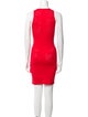 ROTATE Birger Christensen Crew Neck Mini Dress