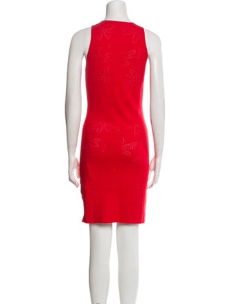 ROTATE Birger Christensen Crew Neck Mini Dress