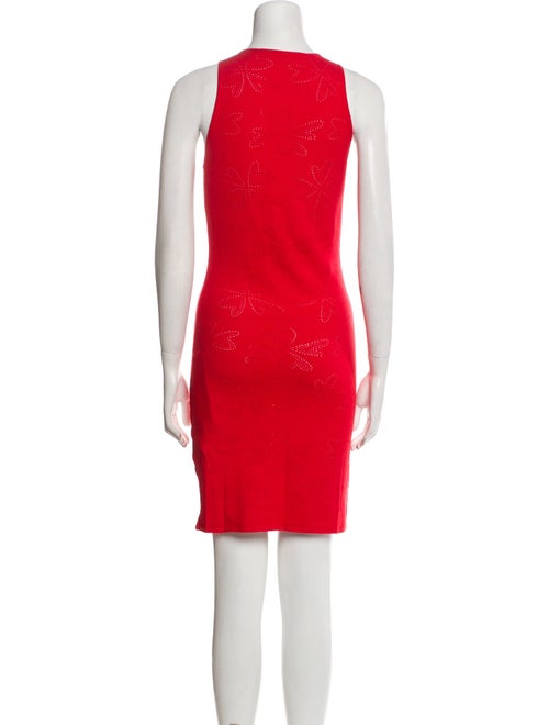 ROTATE Birger Christensen Crew Neck Mini Dress