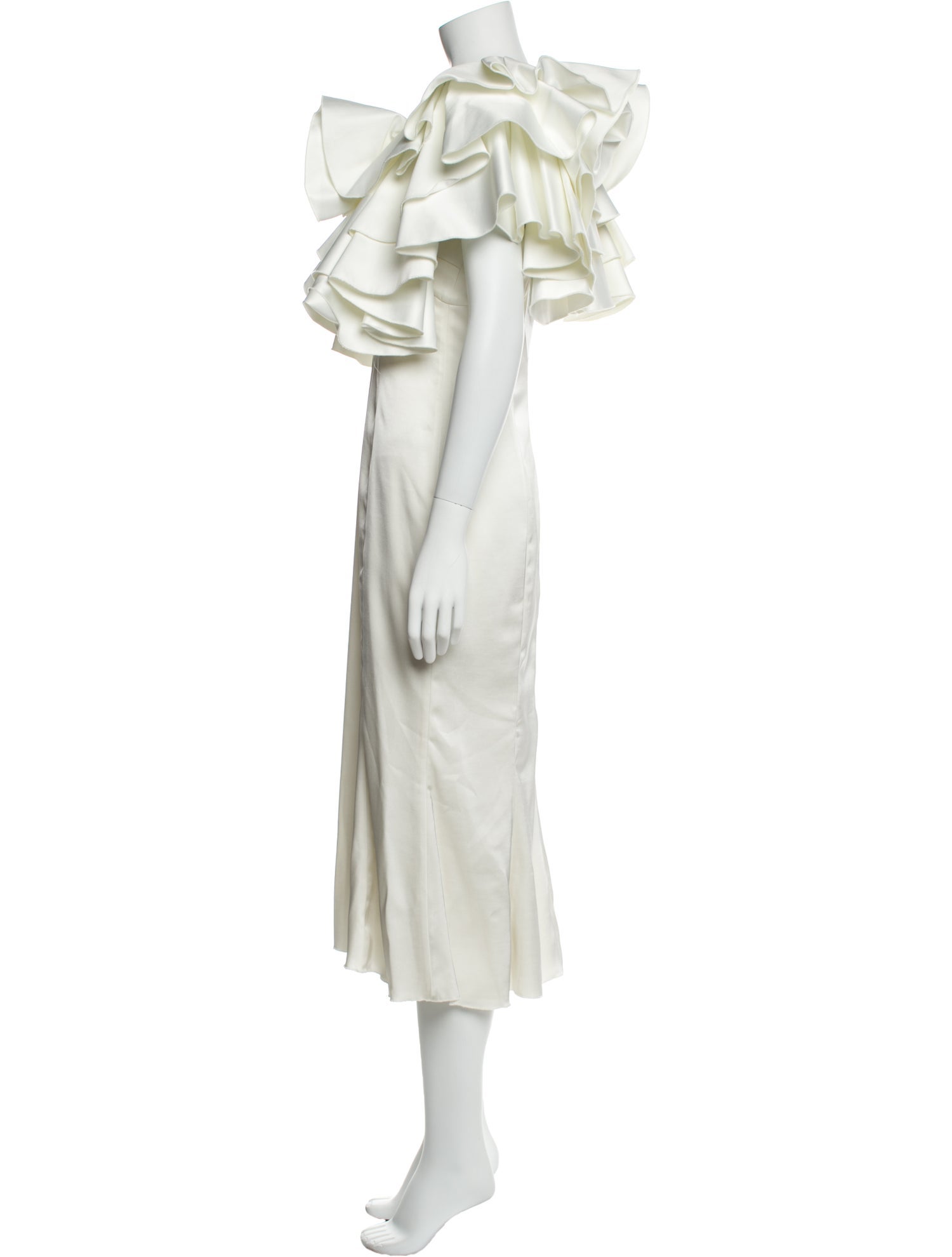 ROTATE Birger Christensen V-Neck Long Dress