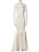 ROTATE Birger Christensen Strapless Long Dress