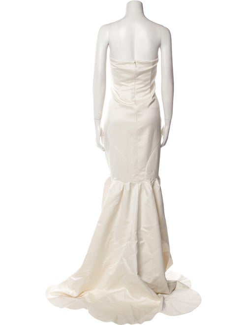 ROTATE Birger Christensen Strapless Long Dress