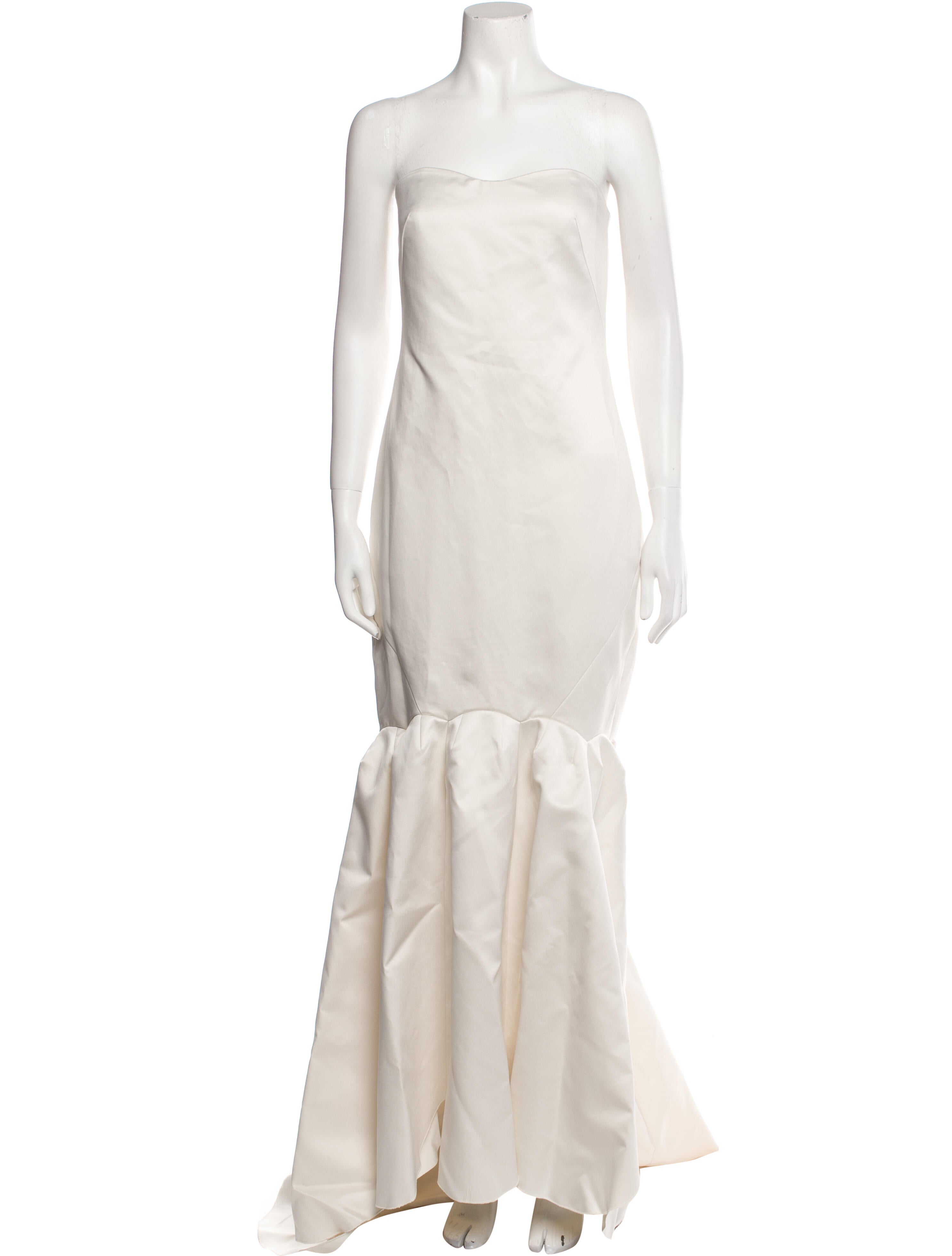 ROTATE Birger Christensen Strapless Long Dress