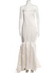 ROTATE Birger Christensen Strapless Long Dress