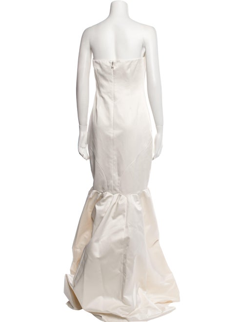 ROTATE Birger Christensen Strapless Long Dress