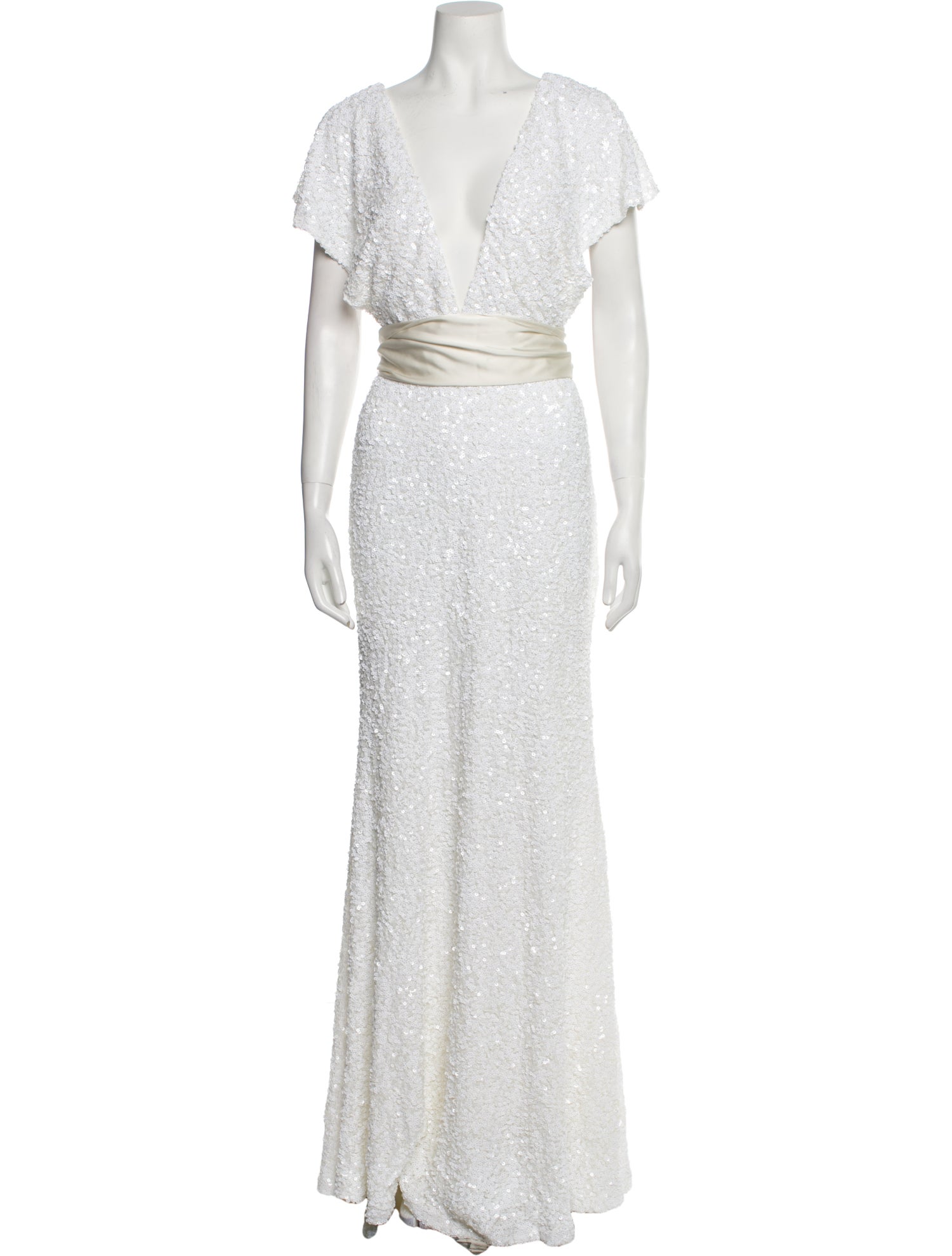 ROTATE Birger Christensen Sequin Long Dress