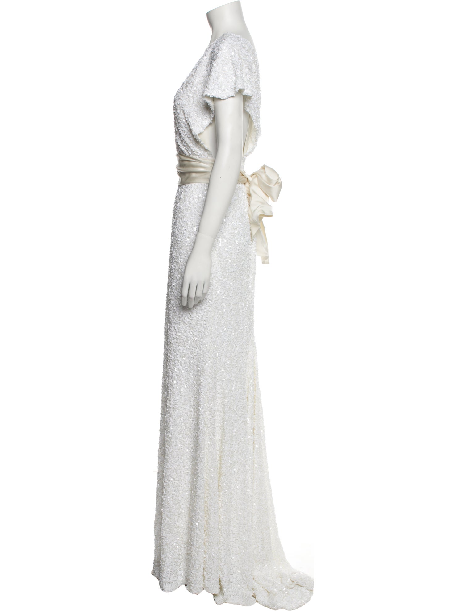 ROTATE Birger Christensen Sequin Long Dress