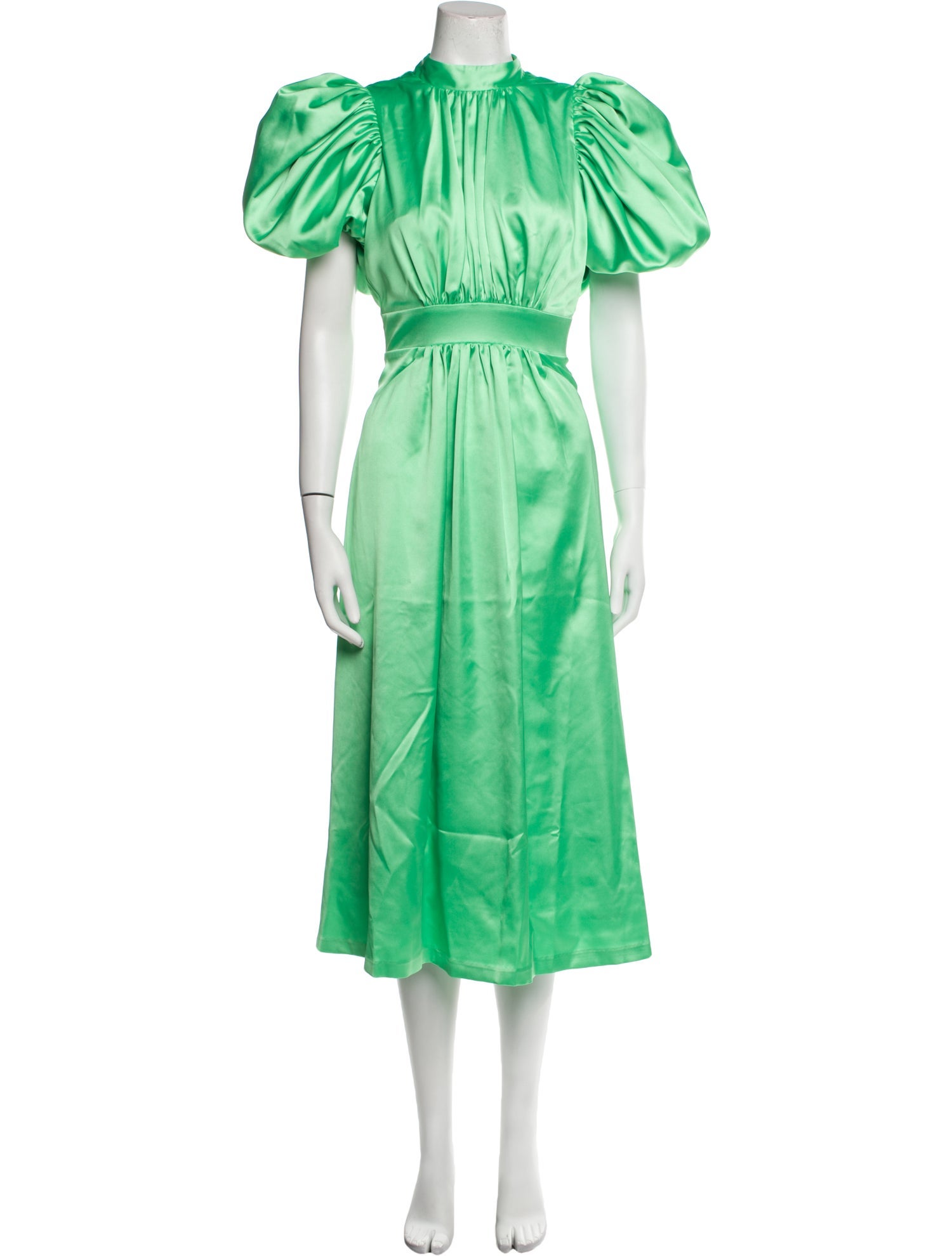 ROTATE Birger Christensen Satin Long Dress