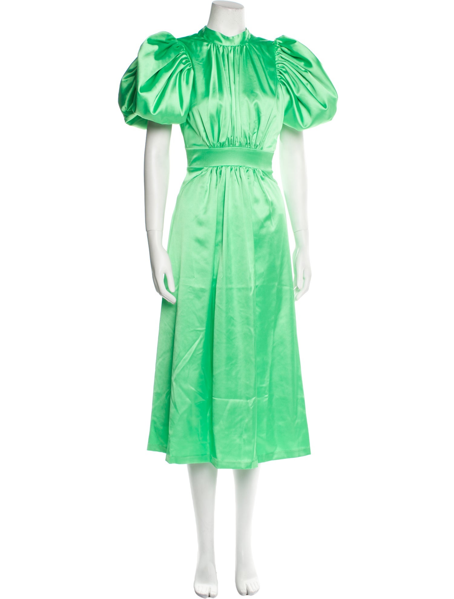 ROTATE Birger Christensen Satin Long Dress