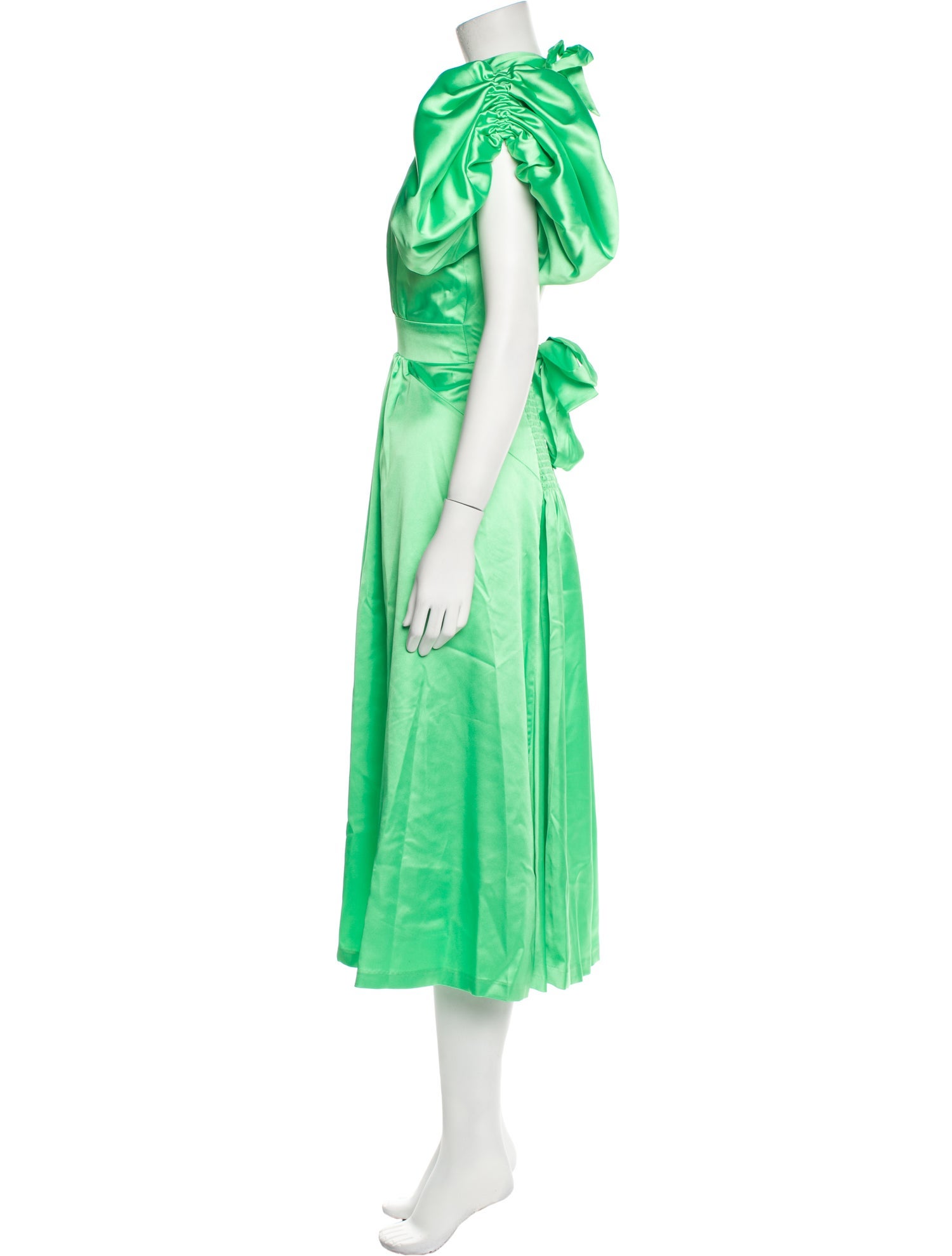 ROTATE Birger Christensen Satin Long Dress