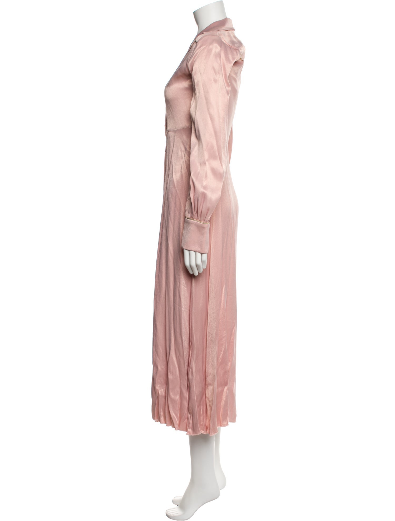 ROTATE Birger Christensen V-Neck Long Dress