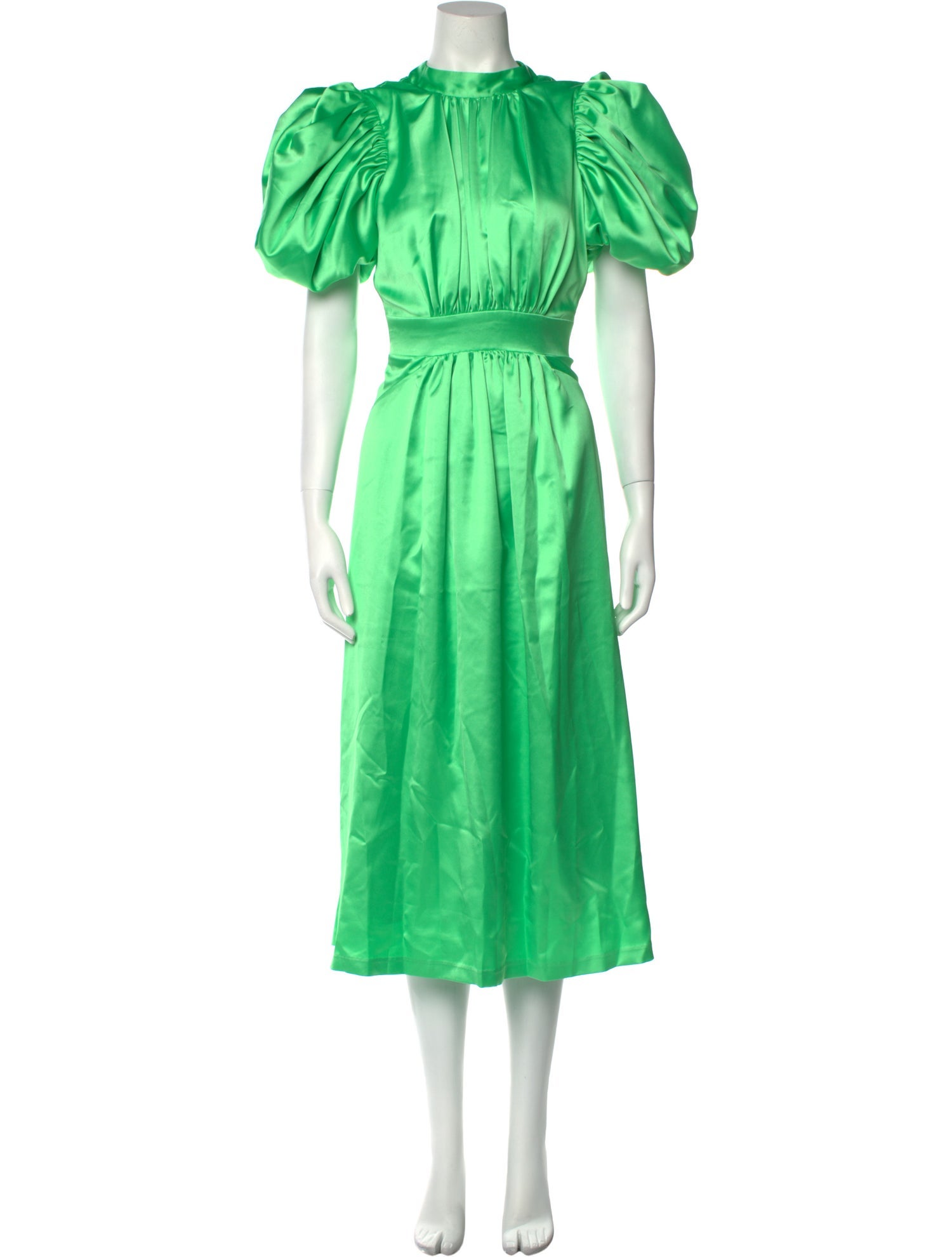 ROTATE Birger Christensen Crew Neck Long Dress