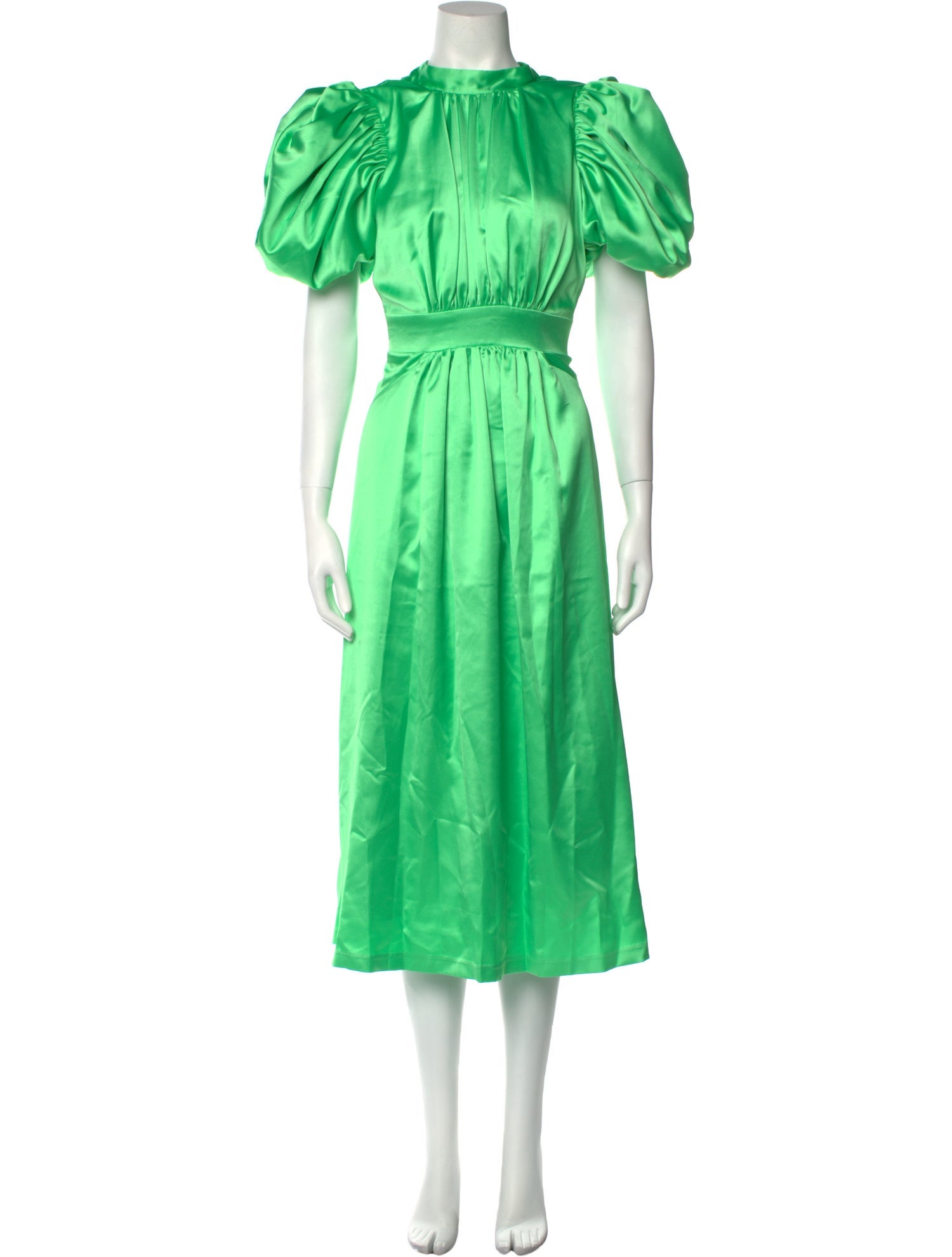 ROTATE Birger Christensen Mock Neck Long Dress