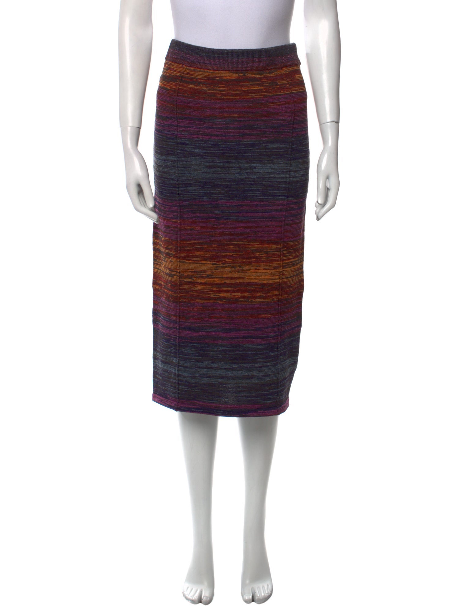 ROTATE Birger Christensen Striped Mini Skirt