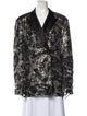 ROTATE Birger Christensen Floral Print Evening Jacket