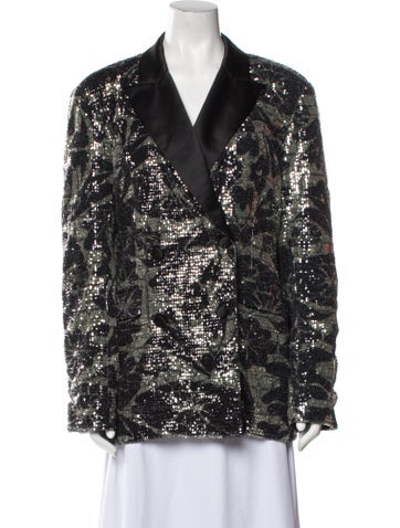 Rotate Birger Christensen Jackets Floral Print Evening Jacket M