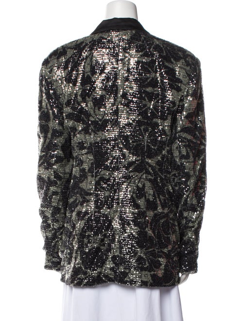 ROTATE Birger Christensen Floral Print Evening Jacket