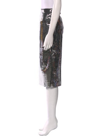 ROTATE Birger Christensen Sequin Embellishments Knee-Length Skirt