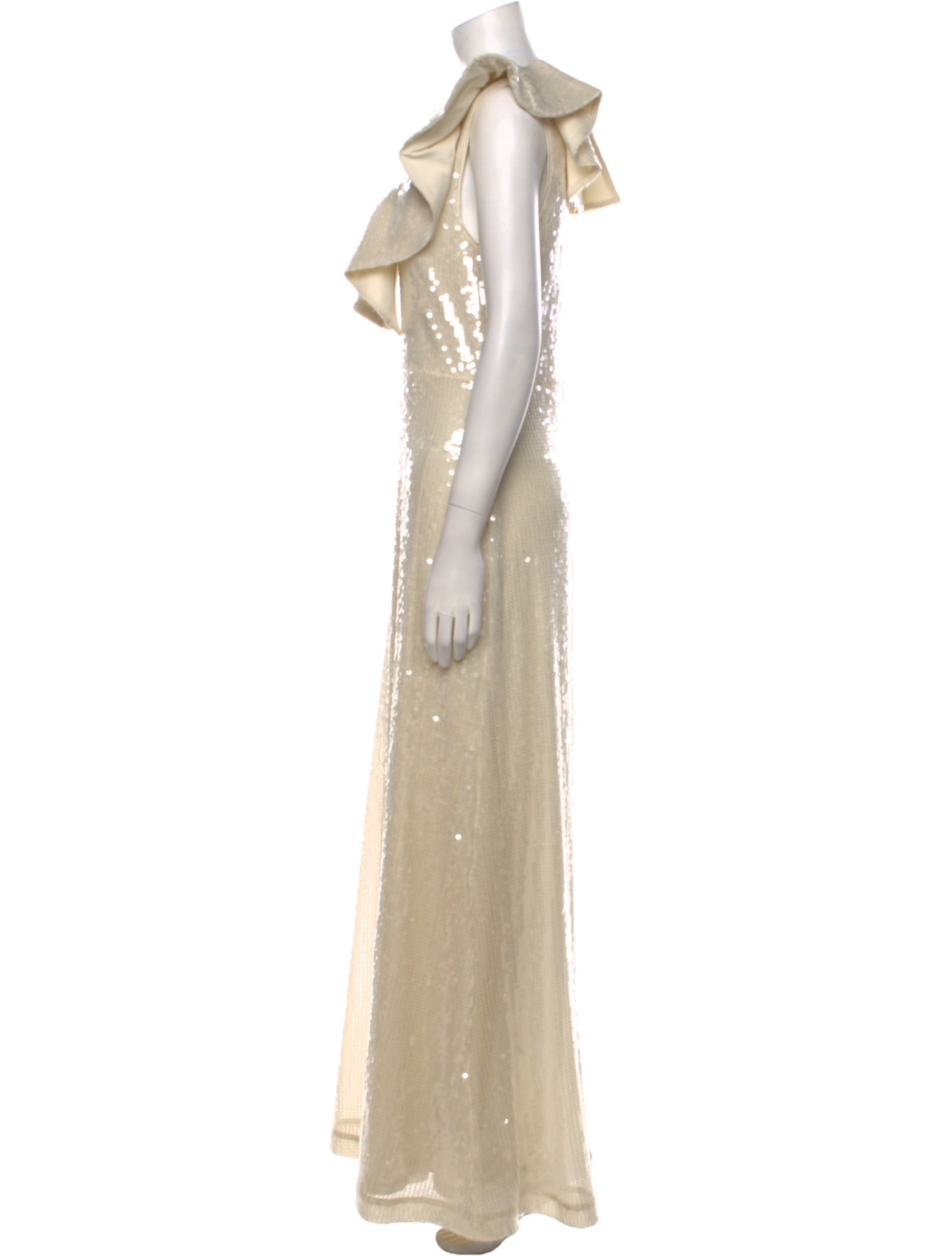 ROTATE Birger Christensen V-Neck Long Dress w/ Tags