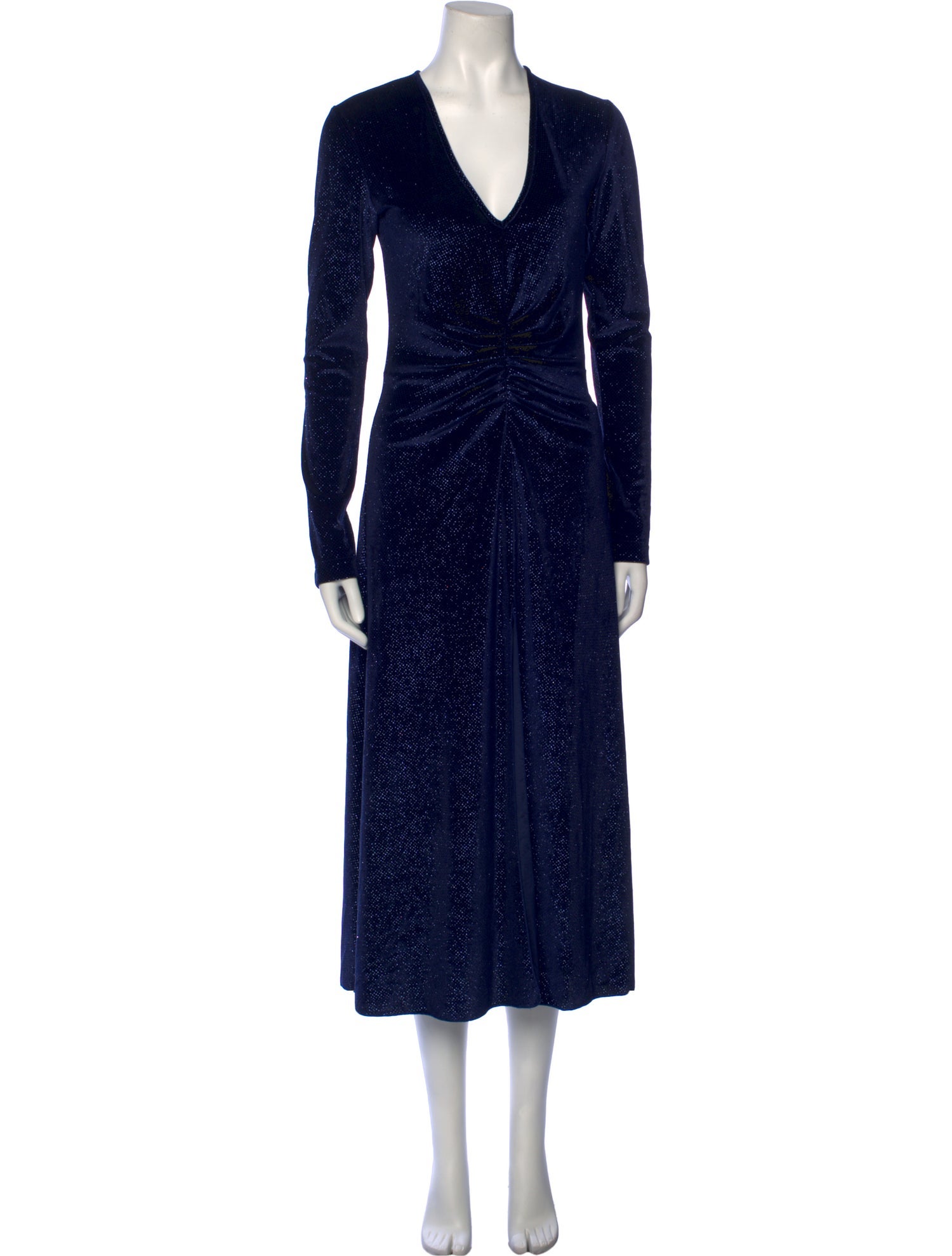 ROTATE Birger Christensen V-Neck Long Dress w/ Tags