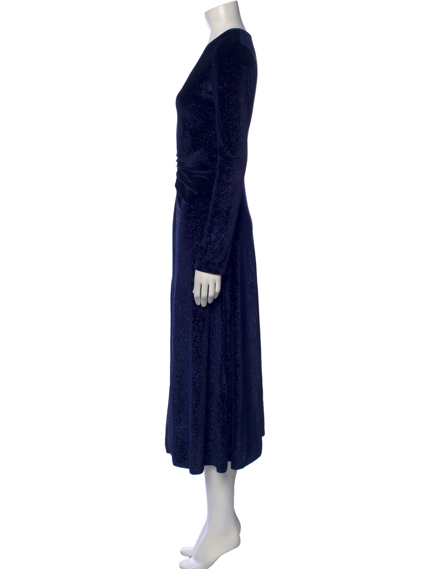 ROTATE Birger Christensen V-Neck Long Dress w/ Tags