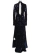 ROTATE Birger Christensen Mock Neck Long Dress