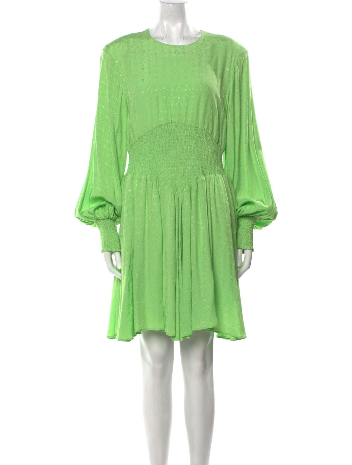 ROTATE Birger Christensen Crew Neck Mini Dress