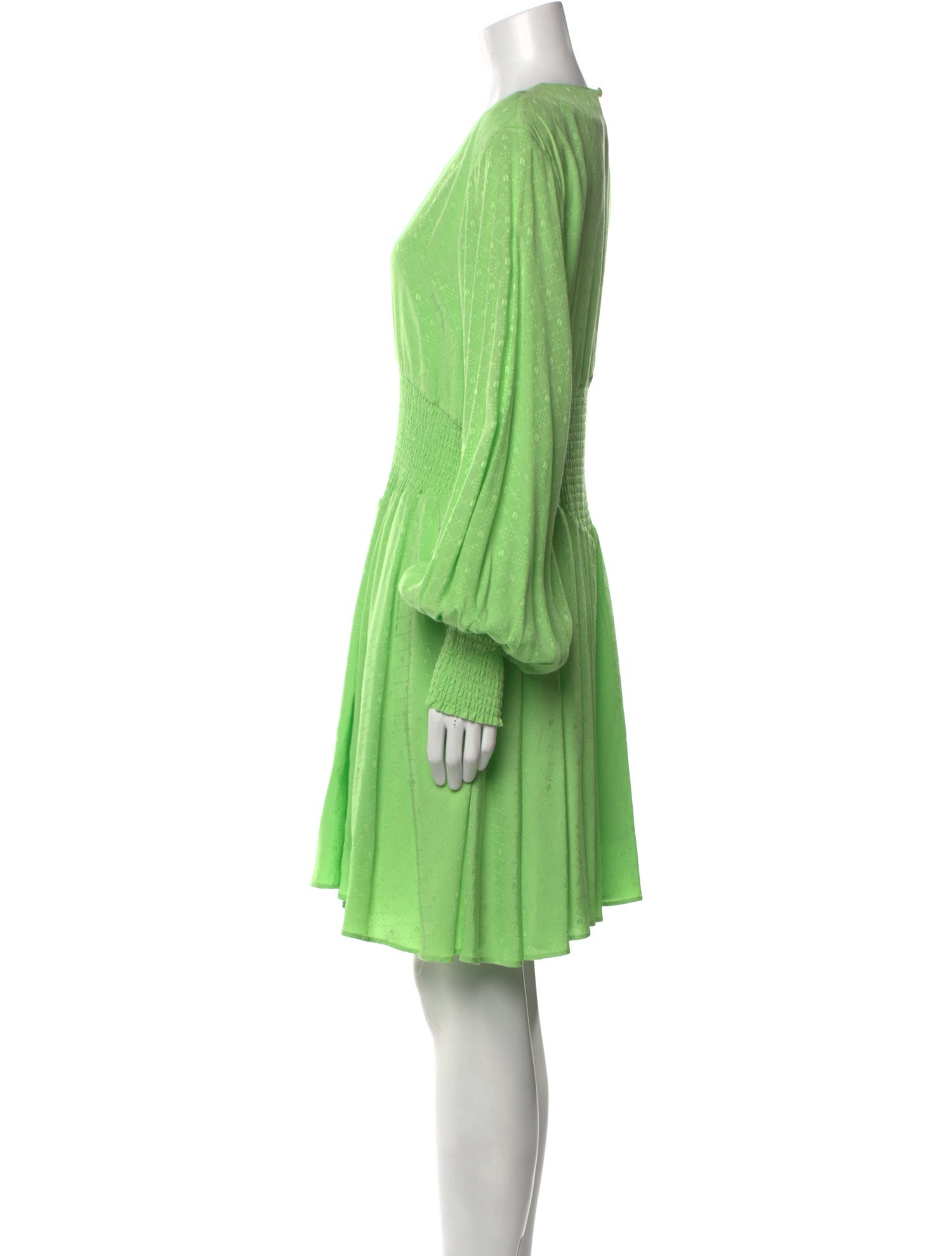 ROTATE Birger Christensen Crew Neck Mini Dress