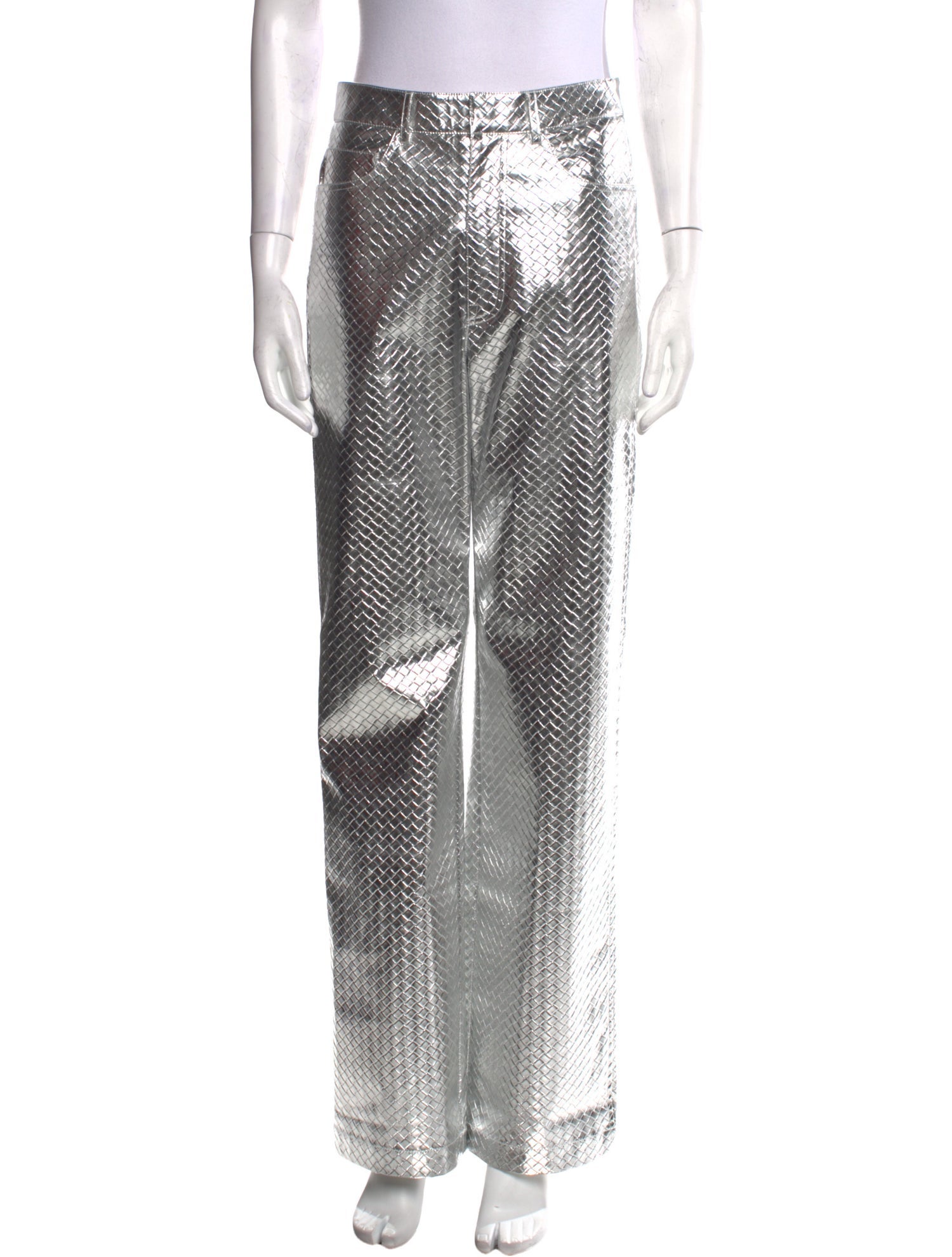 【関税&送料込】Rotate Birger Christensen Wide Leg Pants ROTATE Birger Christensen Wide Leg Pants - Silver, 31