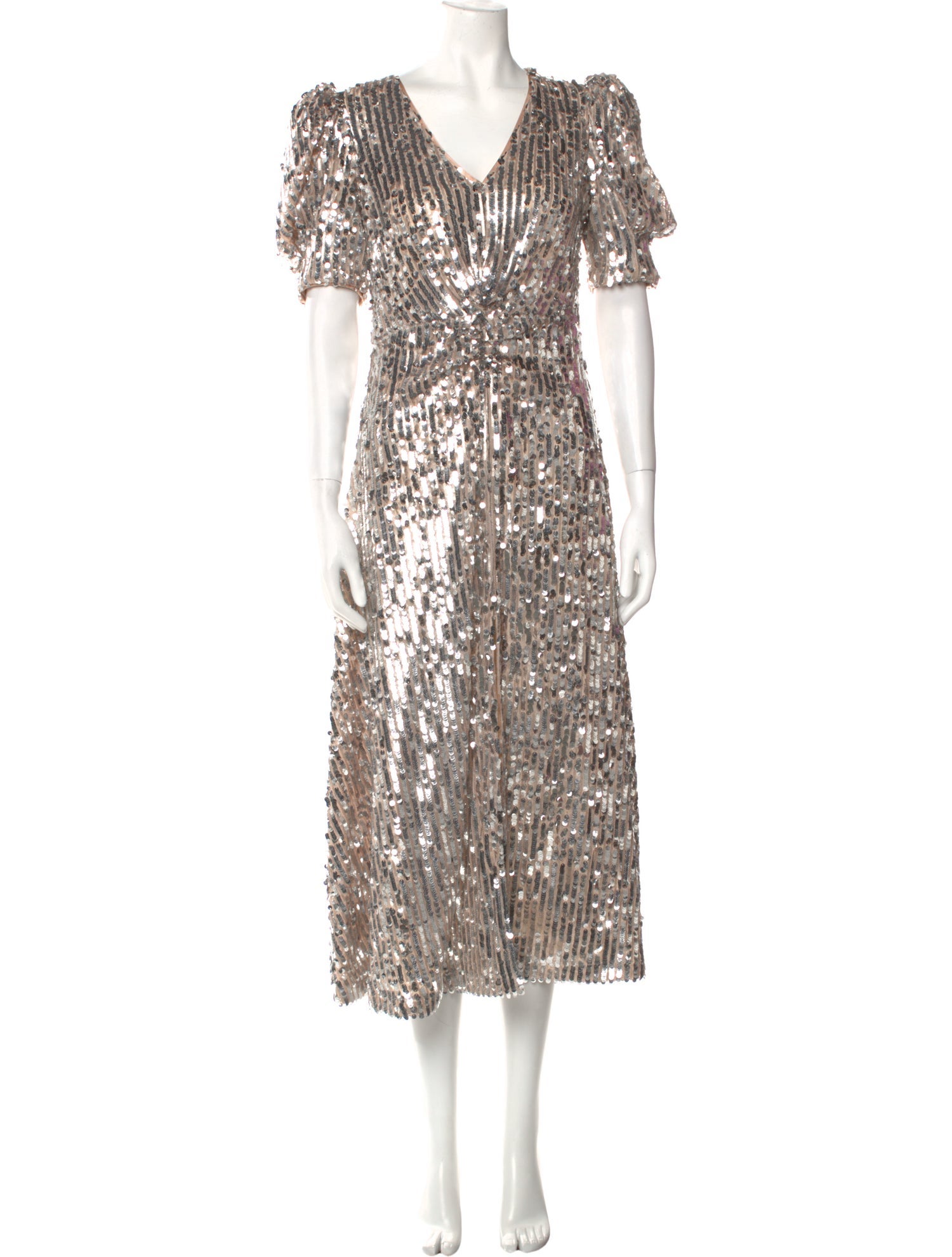 ROTATE Birger Christensen Sequin Long Dress