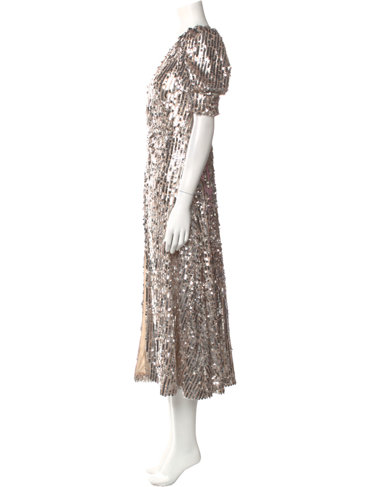 ROTATE Birger Christensen Sequin Long Dress