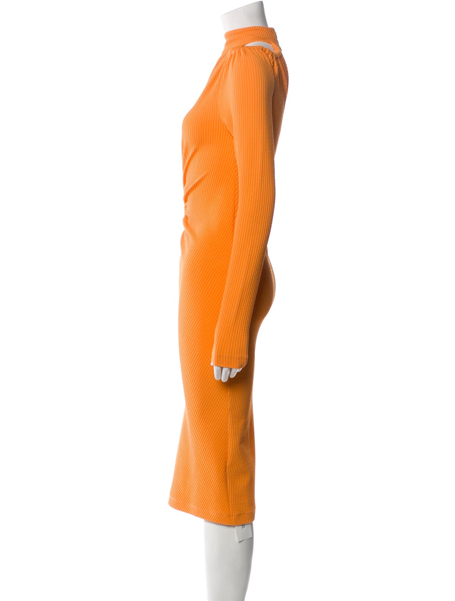 ROTATE Birger Christensen Turtleneck Knee-Length Dress