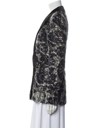 ROTATE Birger Christensen Patterned Blazer