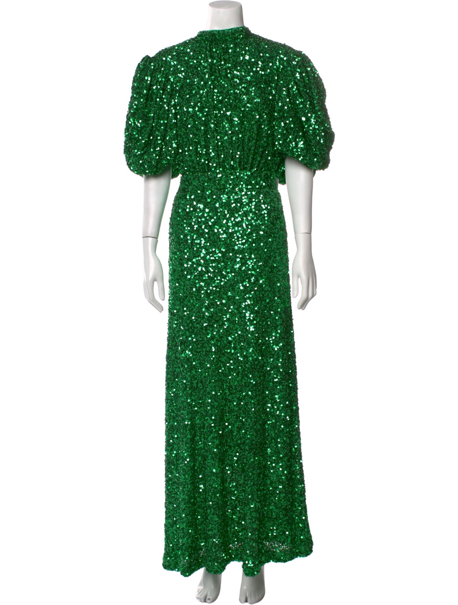 ROTATE Birger Christensen Off-The-Shoulder Long Dress w/ Tags