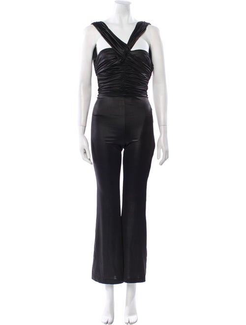 ROTATE Birger Christensen V-Neck Jumpsuit