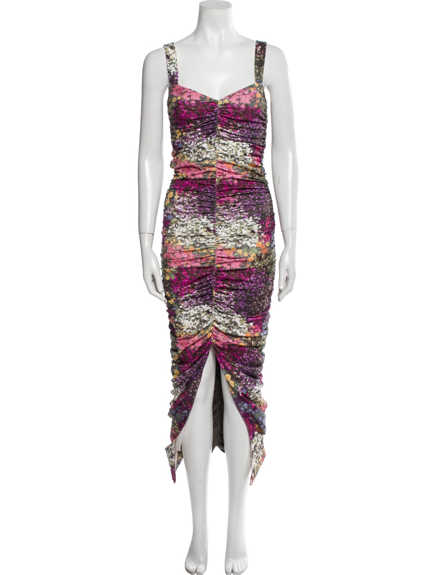 ROTATE Birger Christensen Printed Long Dress w/ Tags