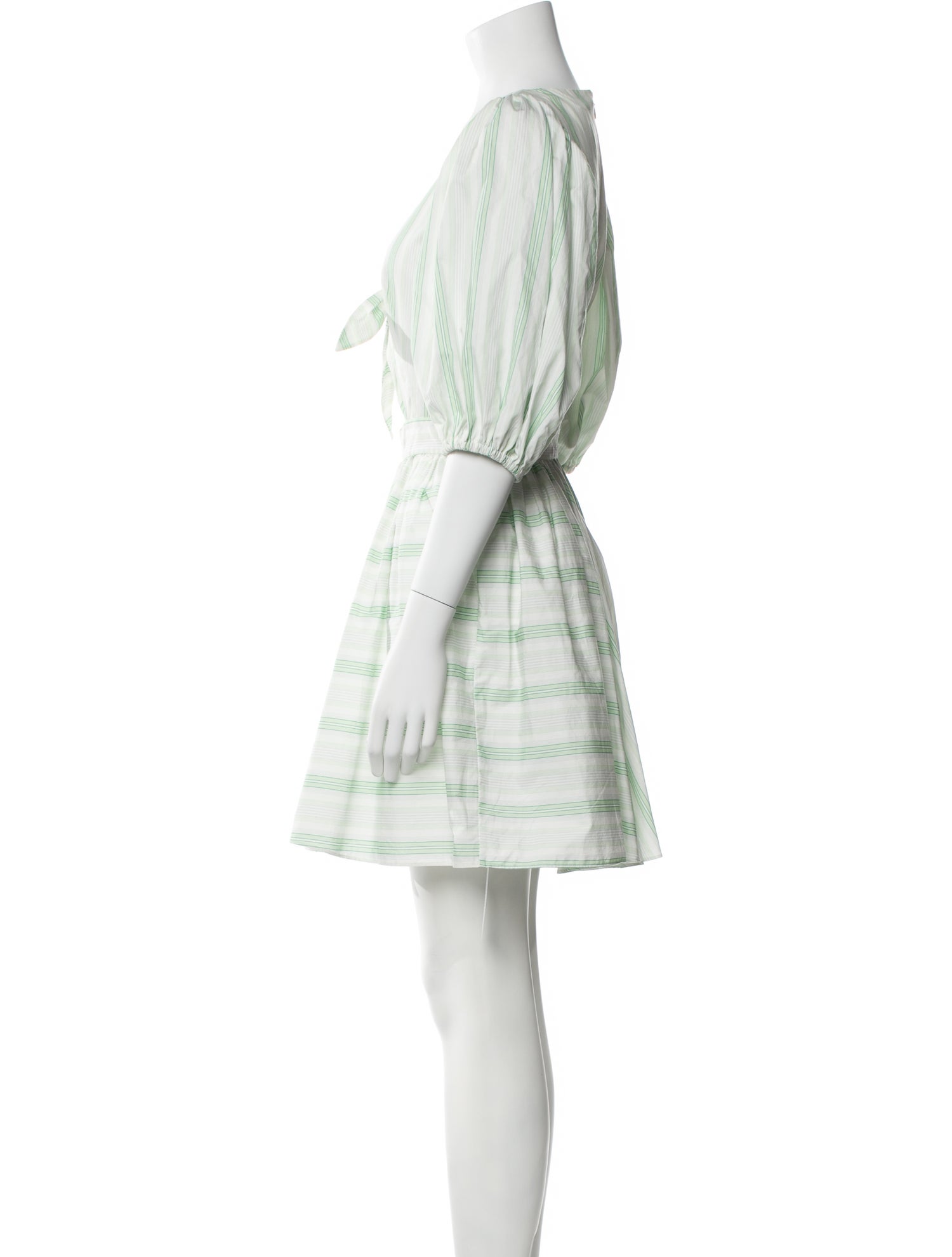 ROTATE Birger Christensen Striped Mini Dress