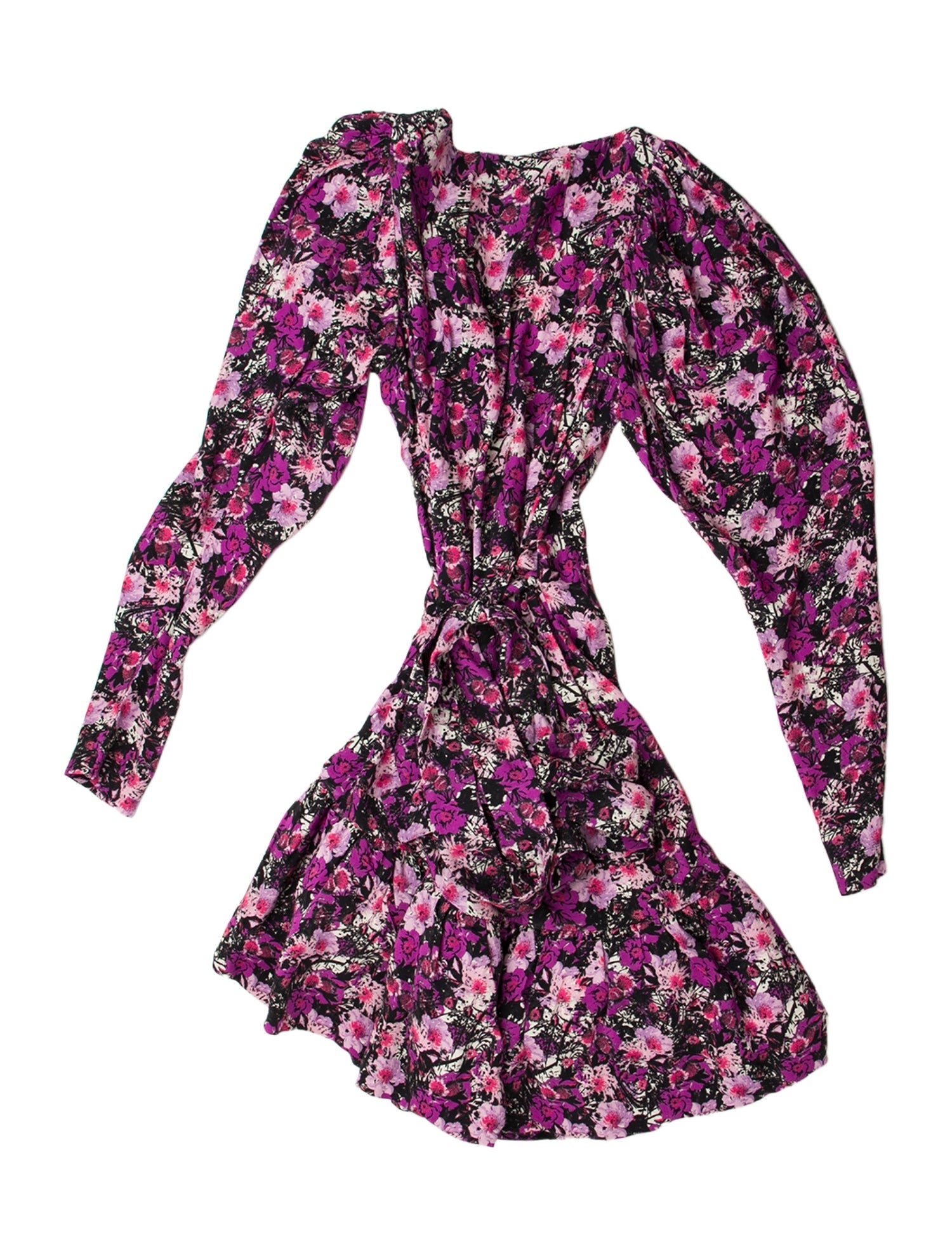 ROTATE Birger Christensen Paisley Print Knee-Length Dress