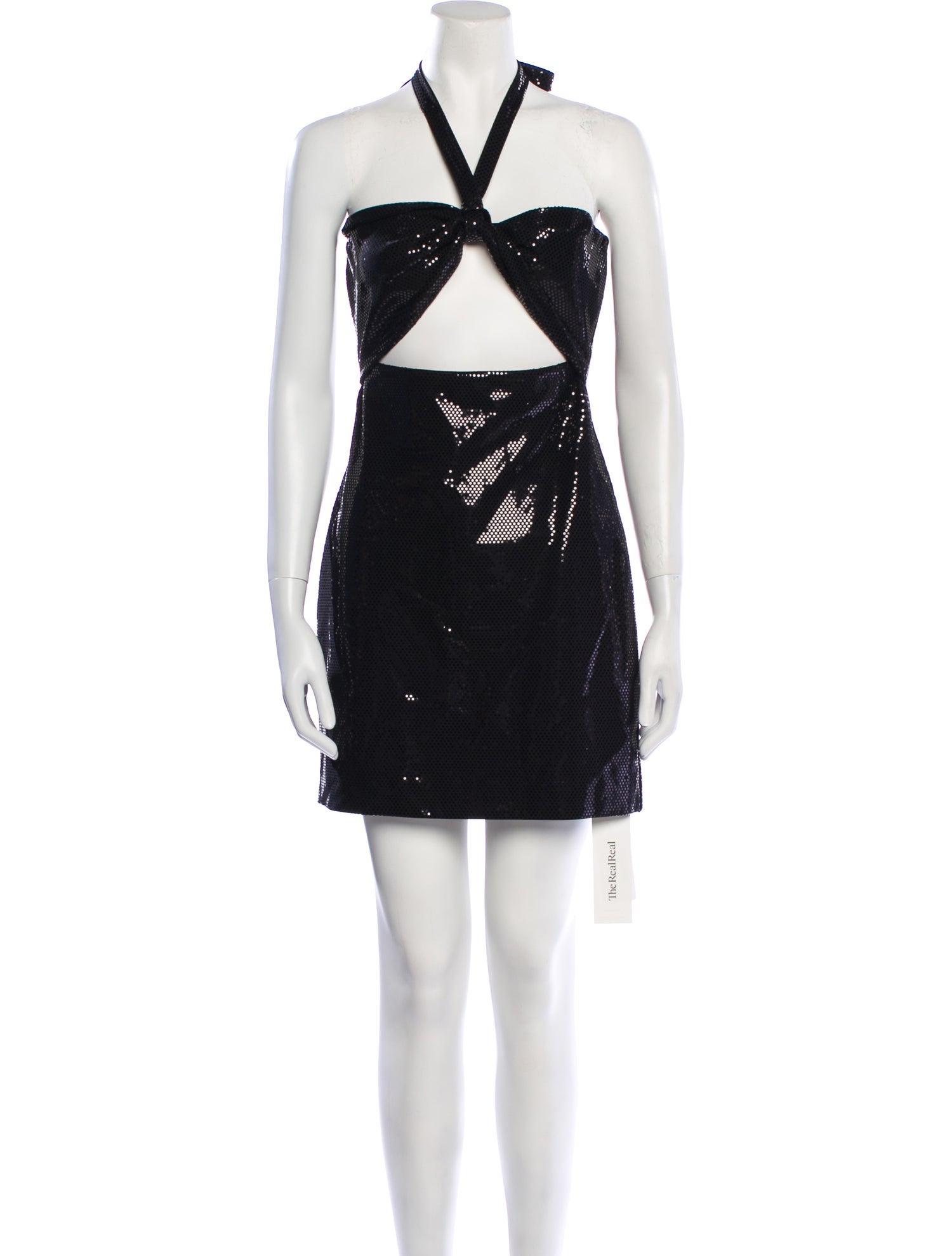 ROTATE Birger Christensen Halterneck Mini Dress w/ Tags