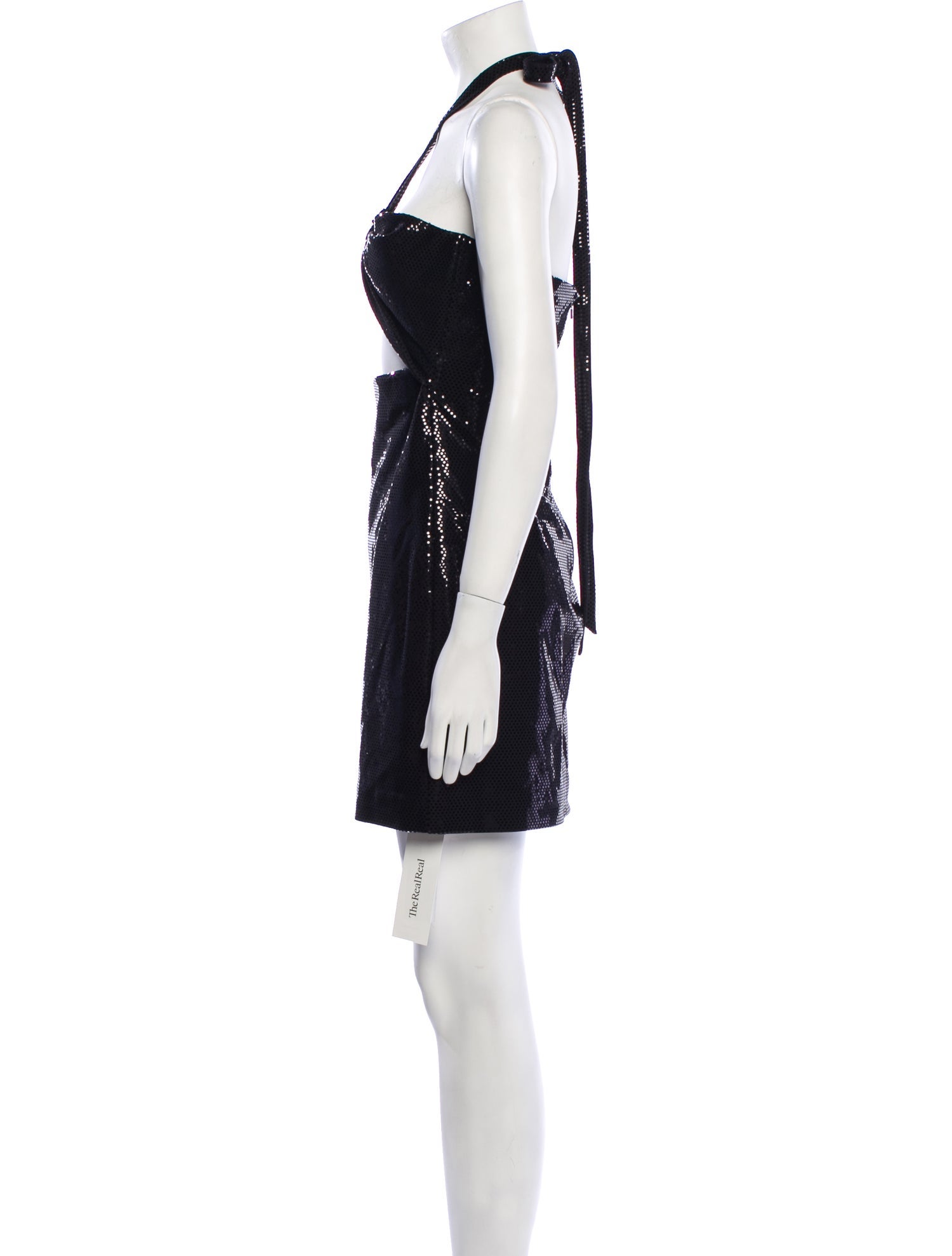 ROTATE Birger Christensen Halterneck Mini Dress w/ Tags
