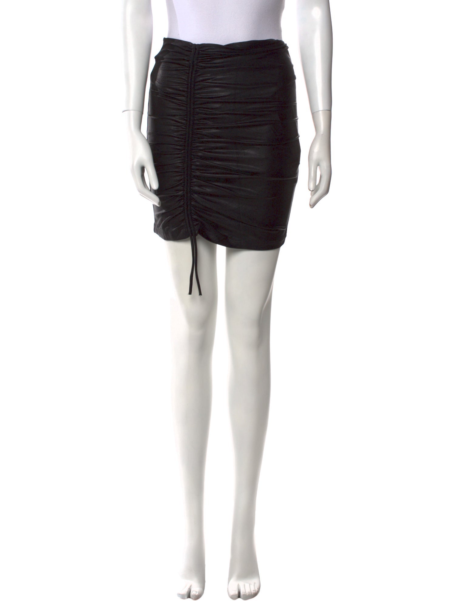 ROTATE Birger Christensen Pleated Accents Mini Skirt