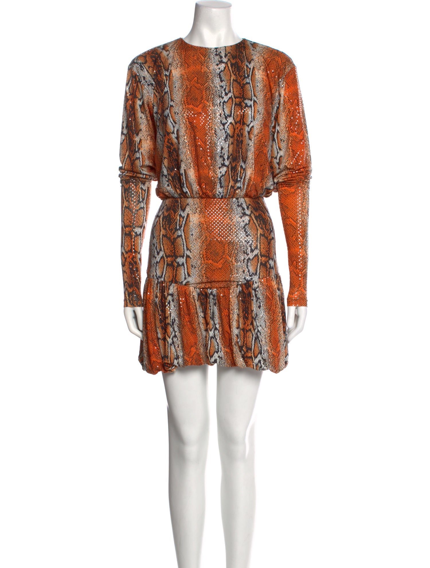 ROTATE Birger Christensen Printed Mini Dress